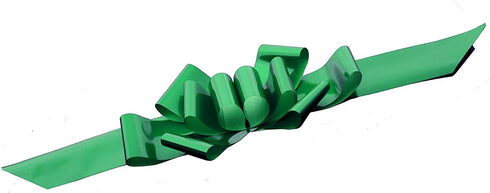 Big Emerald Green Car Bow - 25" Wide, Large Ribbon Gift Decoration, Fully Assembled, Birthday, Fundraiser, School Dance, Fall Decor, Christmas, Mardi Gras, St. Patrick's Day, Easter