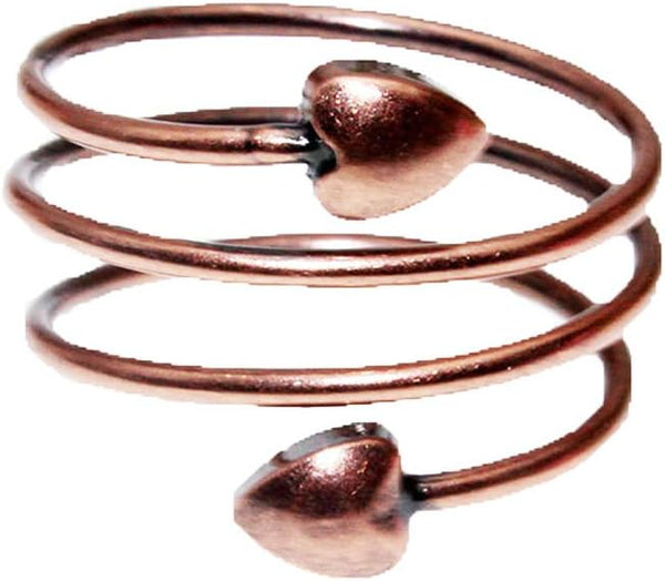 LONGRN Magnetic Copper Ring, Adjustable Size for Men and Women