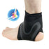 Ankle Support Brace, Adjustable Compression Wrap for Sprains and Arthritis, 1 Pair (Black, XL)