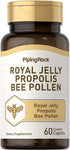 Piping Rock Royal Jelly Propolis Bee Pollen - 60 Caplets, Vegetarian, Non-GMO, Gluten-Free Supplement