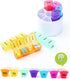 VALICLUD Medication Organizer Travel Pill Box Day Weekly Sections Portable Medicine Holder Pu Bag for Daily Use Outdoor