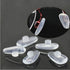 Push-in Eyeglass Nose Pads, 6 Pairs of 15mm Soft Silicone Air Chamber Nose Pads for Glasses
