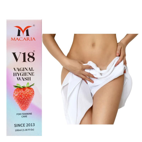 MACARIA V18 Natural Feminine Hygiene Wash - Intimate Cleansing Gel