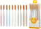 Wangta Soft Toothbrush, 10 Pack Gold, Best Manual Toothbrush for Sensitive Gums and Teeth