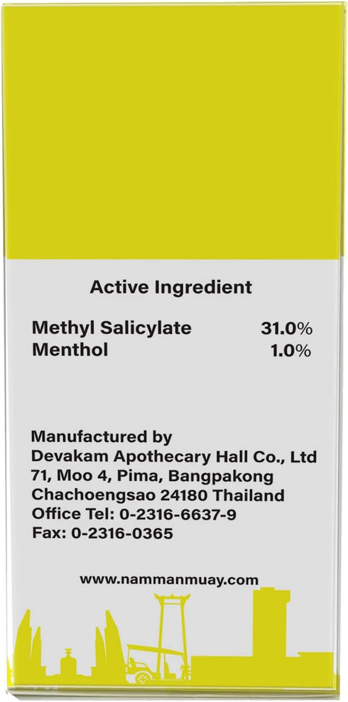 Namman 120ml Muay Thai Boxing Analgesic Balm Oil for Massage Muscle Joint