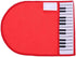 Microfiber Glove Dusting Mitt, Piano Shape Clean Cloths for Furniture, Instruments, Home, Windows