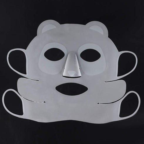 Reusable Silicone Face Cover, Ear-Hook Design, Prevent Serum Evaporation, Salon Beauty Tool