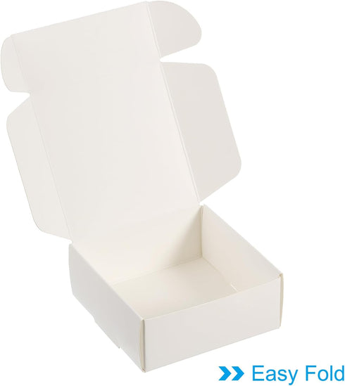 PATIKIL 3"x3"x1.5" Paper Soap Box, 20 Pack Homemade Soap Boxes for Birthday, Christmas DIY Craft, Square Packaging Boxes