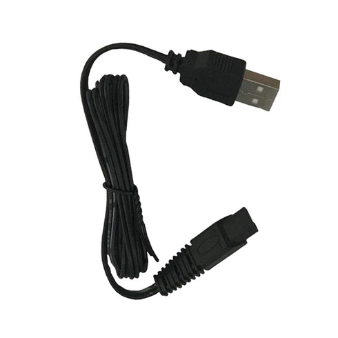 INVODA Shaver Head Replacement Charger and Brush for Electric Solo Shaver, USB Data Cable (2 Shaver Head & Cord)