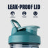 BlenderBottle Pro Series Shaker Bottle - 28-Ounce for Protein Shakes and Pre Workout, Cerulean Blue