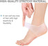 VivoFoot 2 Pairs Gel Heel Protectors, Silicone Heel Cups & Ankle Protectors for Heel Pain Relief