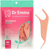 Orthodontic Flossers for Braces, Mint Flavor Dental Floss Picks, 60 Count/Bag, Pink, 1 Pack