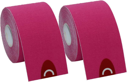 OBTANIM 2 Rolls Waterproof Breathable Kinesiology Tape, Athletic Elastic Muscle Pain Relief Knee Taping for Gym Fitness