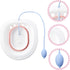 HAKIDZEL Portable Sitz Bath Basin with Anti-Spill Overflow Protection for Postpartum Care Perineal Relief and Menstrual