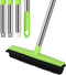 Pet Hair Removal Broom - 53" Long Handle Soft Bristle Rubber Broom for Carpets, Rugs, Hardwood, Linoleum