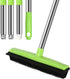 Pet Hair Removal Broom - 53" Long Handle Soft Bristle Rubber Broom for Carpets, Rugs, Hardwood, Linoleum