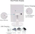 Tri-fold Lighted Vanity Makeup Mirror, 3x/2x/1x Magnification, 21 LEDs, Touch Screen, 180 Degree Rotation