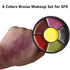 Go Ho 6 Colors Bruise Makeup Set for SFX, Theatrical Face Paint Materials with Sponges for Halloween