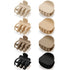 Small Hair Clips for Thin, Fine, and Short Hair - 8 Pcs Cute Matte Claw Clips with Double Row Teeth