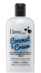 I Love Coconut and Cream Bath and Shower Cream - Hydrating Body Wash and Bubble Bath - With Natural Fruit Extracts and Provitamin B5-16.9 oz