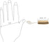 Universal Cuff for Utensil Spoon Fork, Leather ADL Cuff with Elastic Strap, Holds Utensils/Toothbrushes/Writing Aids for Elderly or Individuals with Weak Grip, Tremors, Arthritis, Stroke