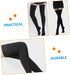 Long Black Compression Socks for Women - Thigh High Support for Varicose Veins