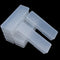 Manicure Tool Box, 8 Pieces Clear Box for Nail Tools, Transparent Plastic Nail Art Storage Organizer Case
