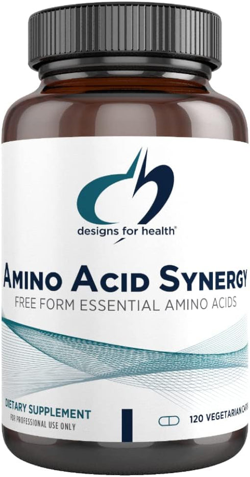 Designs for Health Amino Acid Synergy, Vegetarian Essential Amino Acids Supplement, 120 Capsules