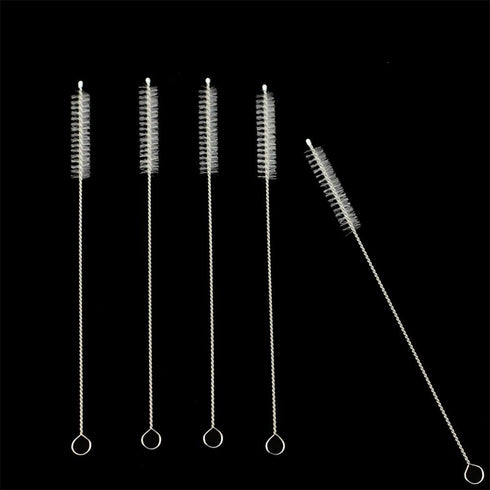 9 Pcs Drinking Straw Cleaner Brush Kit ¦ Reusable Extra Long Pipe Cleaners for Tumbler, Sippy Cup, Bottle, Tube, Teapot