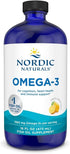 Nordic Naturals Omega-3, Lemon Flavor, 16 oz, 1560 mg Omega-3, Fish Oil, 96 Servings