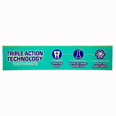 HAMMER 4.3 oz (Pack 4) ARM & Enamel Defense Toothpaste, Crisp Mint