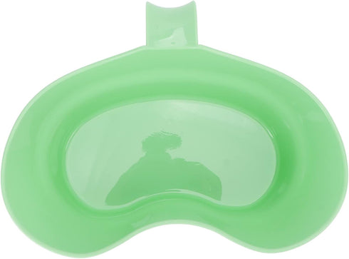 Kidney Tray Plastic - Mouth Wash Basin Cup for Bed Toothbrush, Large with Handle for Oral Care, Sick Kidney Shape
