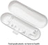Plastic Electric Toothbrush Travel Case for Oral-B Pro Series, 3 Pack (White, Blue, Pink)