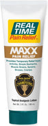 Real Time Pain Relief MAXX 3oz Tube, Fast-Acting Relief for Muscle Pain, Arthritis, Backaches, with Natural Ingredients
