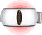 WOOLALA Abdomen Massage Belt with Heat, Therapy Heated Waist Belt Vibrating Back Massager