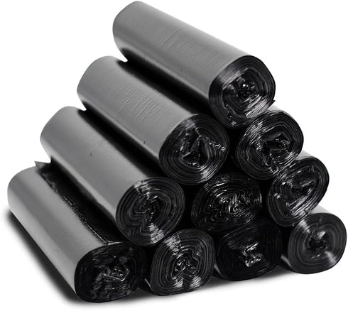 3.5 Gallon Trash Bags, 150 Count Small Trash Can Liners for Bathroom or Livingroom, Black Thick Garbage Bags