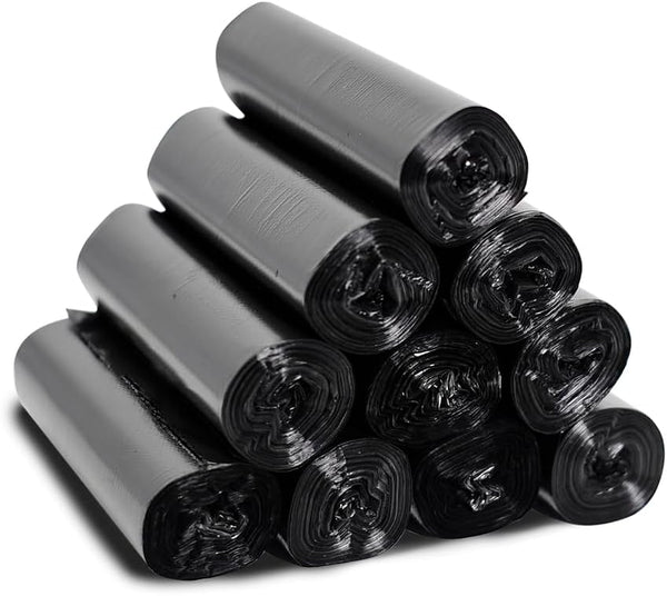 3.5 Gallon Trash Bags, 150 Count Small Trash Can Liners for Bathroom or Livingroom, Black Thick Garbage Bags