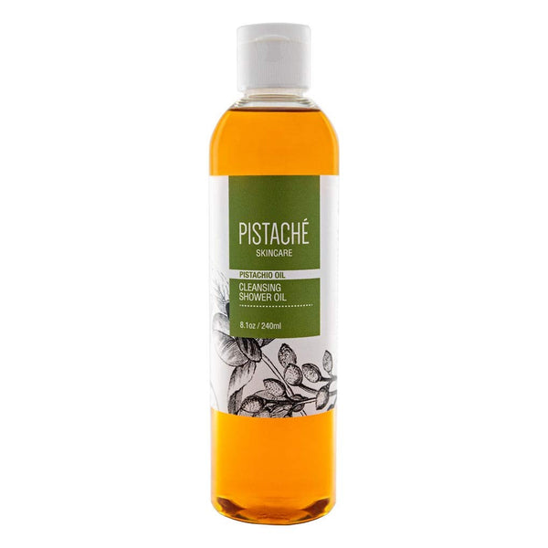 Pistaché Skincare Pistachio Oil Cleansing Shower Oil - 8.1 oz - Moisturizing and Nourishing