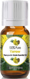 Yarrow Essential Oil for Diffuser & Reed Diffusers (100% Pure Essential Oil) 10ml - Therapeutic Grade Yarrow Oil