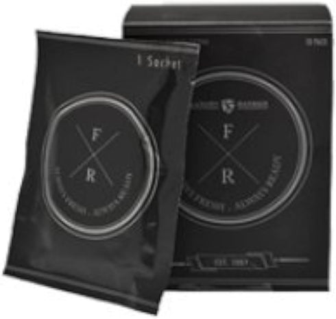 Luxury Barber Mens Body Wipes, Flushable Cotton Towelettes, Adult Wet Diposable Wipes for Personal