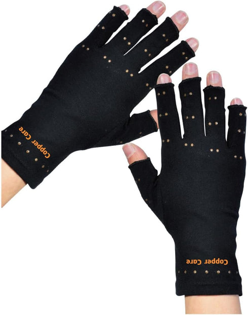 Copper Care Copper Infused Compression Gloves, Large, XLarge, XXLarge (One Pair)