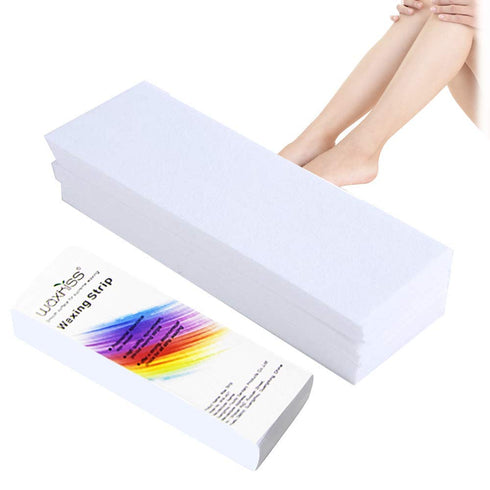 Waxkiss Beauty Non Woven Body and Facial Wax Strips - Large 2.7×7.9 Hair Removal 200Pcs Epilating Strips