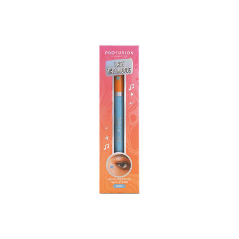 Profusion Cosmetics Its a Vibe Face Stamp, Long-Wearing Quick Dry Formula in Star, Heart, and Music Note Styles