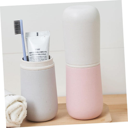 Portable Travel Toothbrush and Toothpaste Holder Case