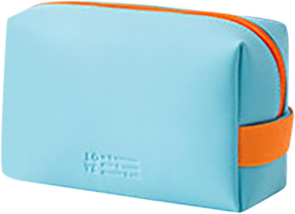 Makeup Bag Pouch, Travel Cosmetic Bag Organizer for Toiletries, Cute Makeup Brushes Storage Case for Women (D)