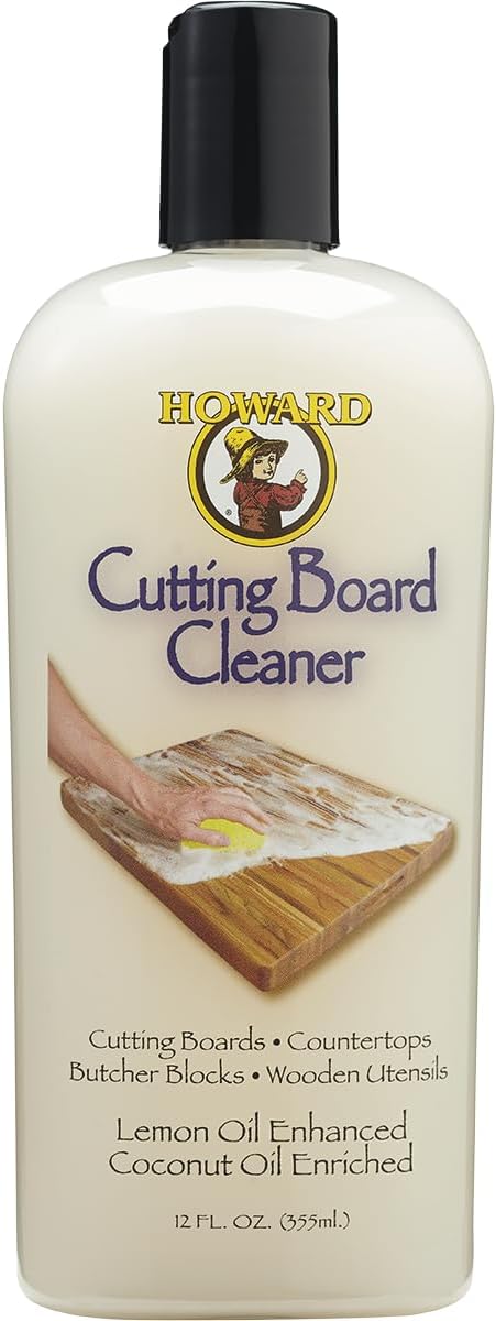 Howard Products CBC012 Cutting Board Cleaner - 12 oz Cleaner for Wooden Cutting Boards