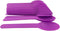 MMvolesy Purple Disposable Eco-Friendly Plastic Spoons Frozen Yogurt Ice Cream Spoons,Frozen Dessert