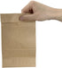 PABCK Flat Bottom Brown Kraft Paper Wax Bags, 50 Pcs Food Storage Containers for Lunch, Sandwich, Craft