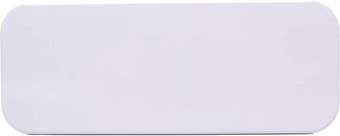 StuffIncase Single Mini Pencil Box, White for Pencil, Makeup, Jewelry, Gift, Candy, or Birthday Favor