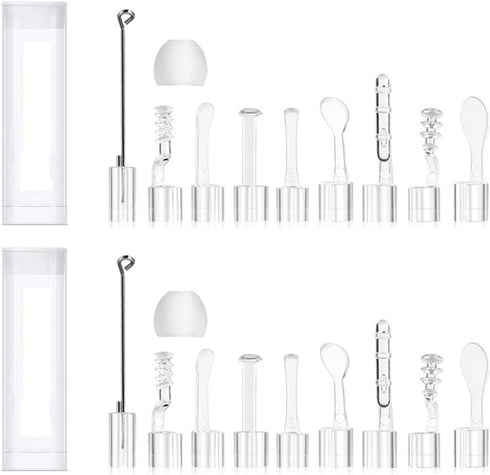22PCS Ear Pick Kit for 3.9MM LED Lights Otoscope, Earwax Removal Spoon Fittings for Wireless Otoscope Accessories
